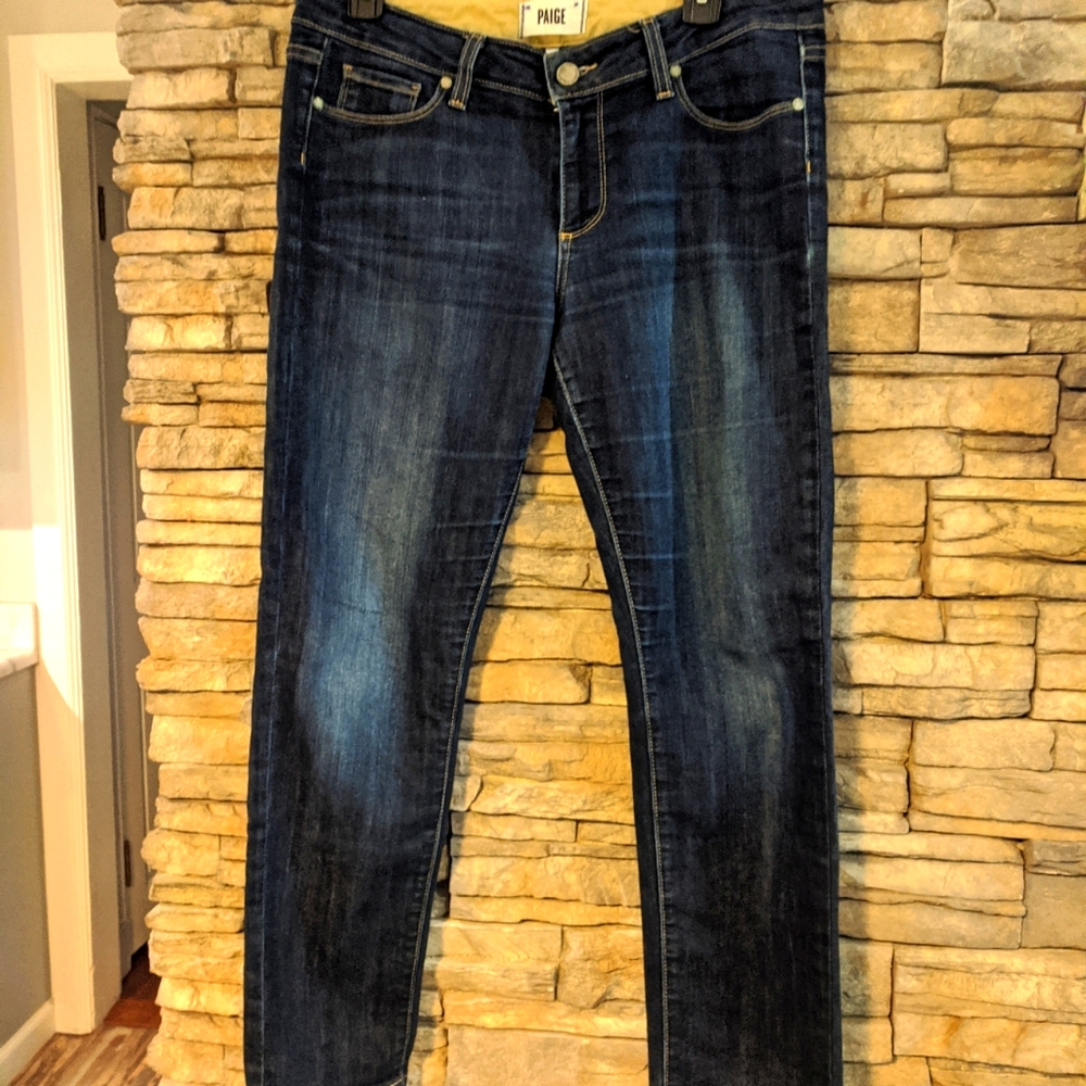 💚💚 PAIGE - Skyline Skinny Ankle Peg Denim Jeans 10/30